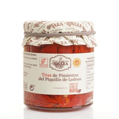 STRIPS OF PIQUILLO PEPPER FROM LODOSA D.O. JAR 250 ML