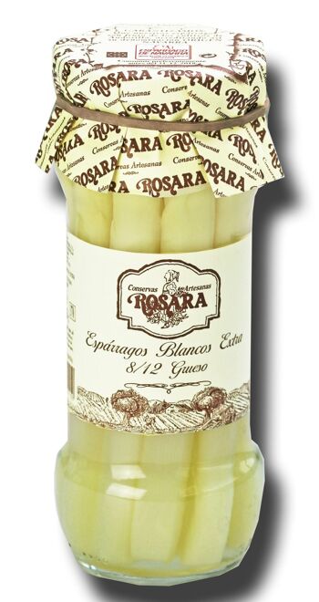 ASPERGES DE NAVARRE 8/12 FRUITS POT 370 ml.