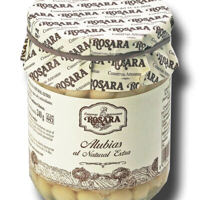 VASO FAGIOLI BIANCHI ROTONDO 445 ml.