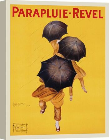 Affiche ancienne, impression sur toile : Leonetto Cappiello, Parapluie-Revel, 1922 1