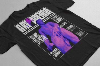 GAY AGENDA - T-shirt graphique Queer, vêtements Essential Pride, chemise Gay Magazine, cadeau drôle LGBTQ 4
