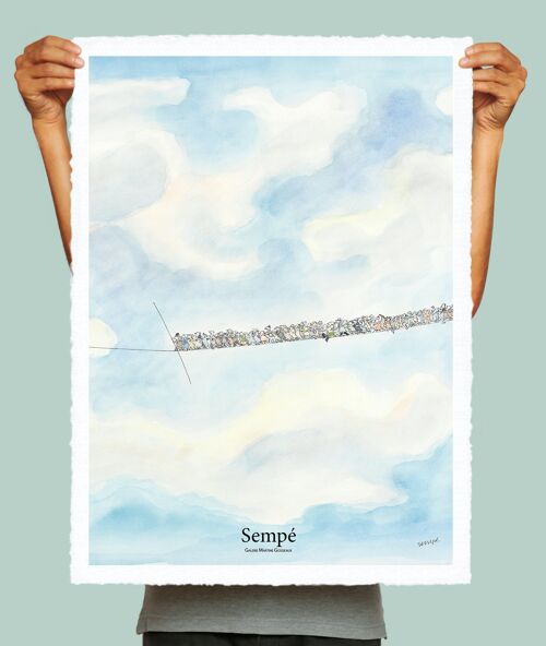 AFFICHE 56x76cm SEMPE FUNAMBULE