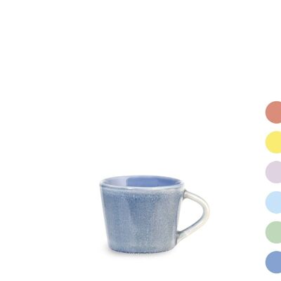 Tazza caffè Coachella senza piatto in new bone china colori assortiti cc 100.