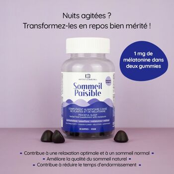 Gummies - Sommeil paisible - traitement 1 mois (60 gummies) 4