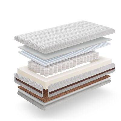 My Baby Mattress Baby mattress Nemo OEKO TEX certified, children's mattress with step edge, breathable - 70x140 cm