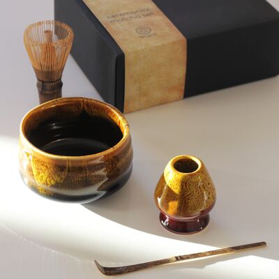 Teapro Japanisches Matcha-Set - Gelb