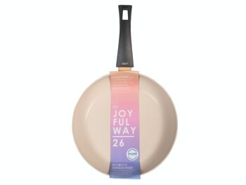 Joyful Way poêle à frire en aluminium estampé couleurs assorties cm 26 3