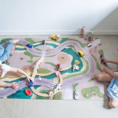 Street Circuit Kids Playmat - Large
