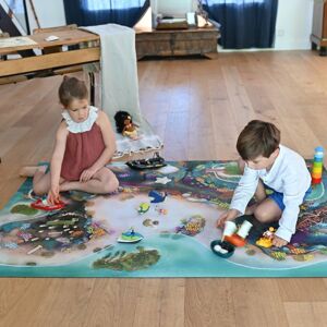 Tapis de jeu pour enfants Récif Corallien - Grand