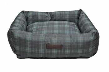 COUVRE-LIT IMPERMÉABLE TARTAN VERT - GRAND 2