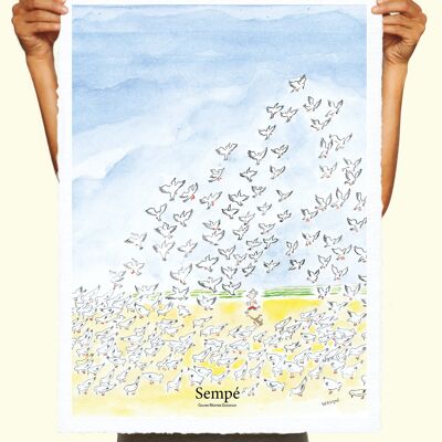 56x76cm AVES SEMPE