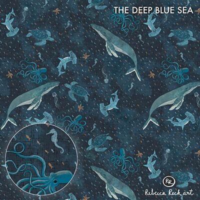 Deep Blue Sea BIO-French Terry