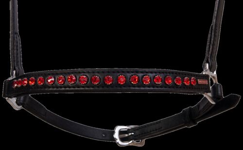 Hannoveran noseband, 1 row of crystals