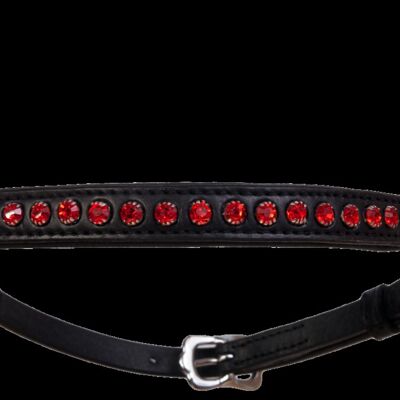 Hannoveran noseband, 1 row of crystals