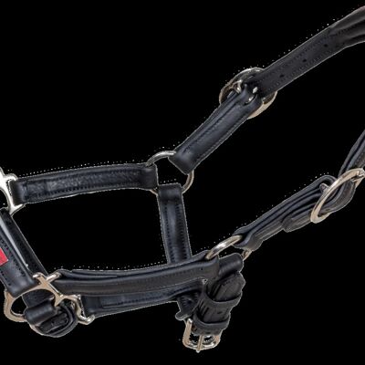 Soft Comfort Leather Foal Halter, Gray