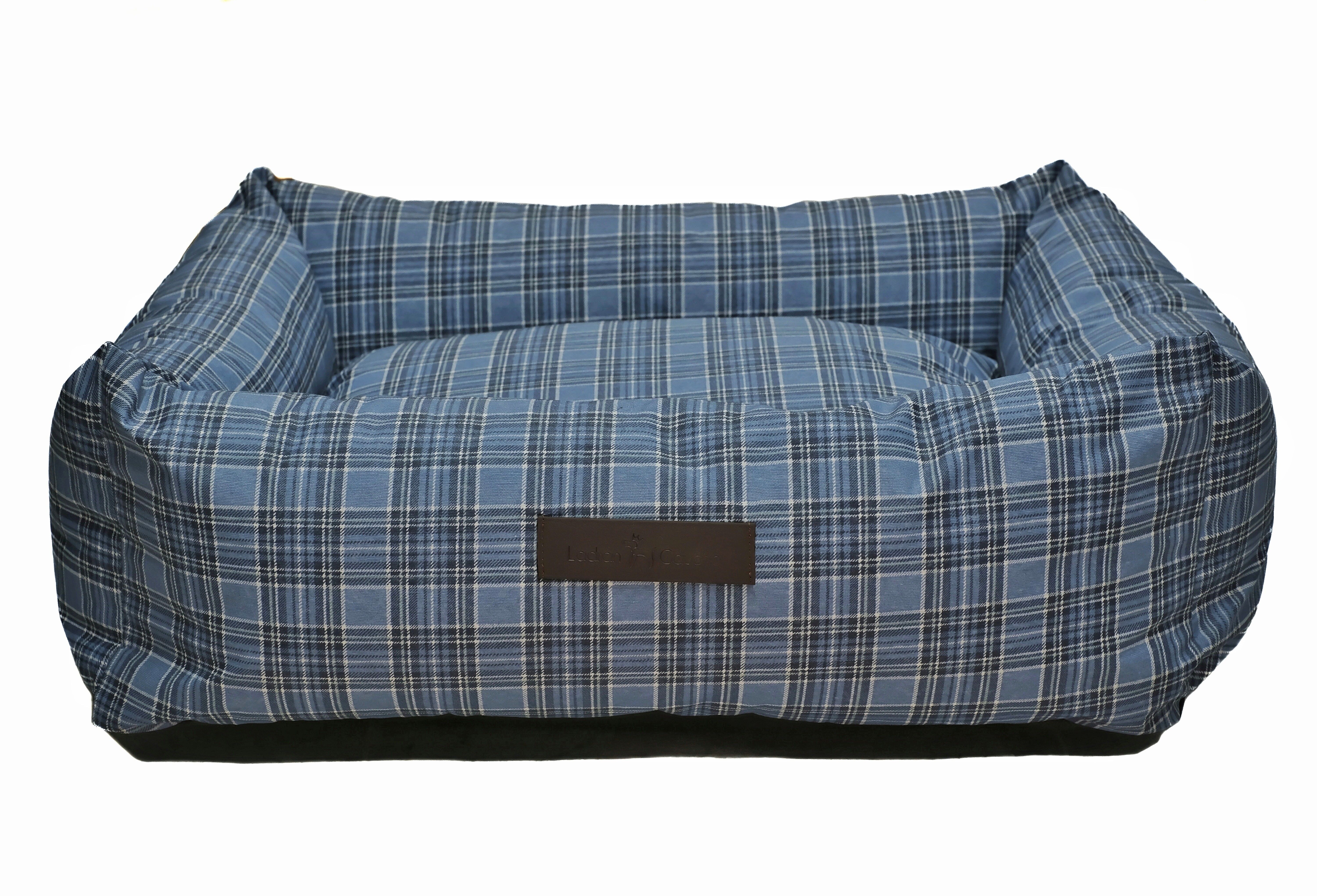 COPRILETTO IMPERMEABILE TARTAN BLU - PICCOLO