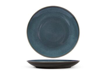 Assiette plate Marrekesh en grès couleurs assorties cm 26. 9