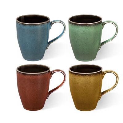 Taza Marrakech en gres colores surtidos cc 300.