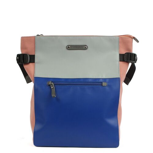 Cityrucksack Belis 7.1 blue-grey-salmon