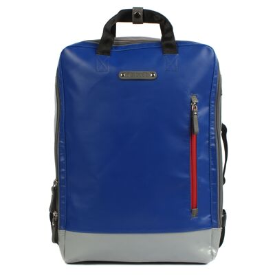 Laptop backpack Agal 7.2 M blue-grey