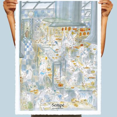 AFFICHE 56x76cm SEMPE RESTAURANT