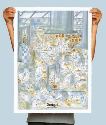 AFFICHE 56x76cm SEMPE RESTAURANT