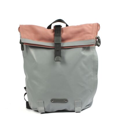 Cityrucksack Dwars 7.4 grey-salmon