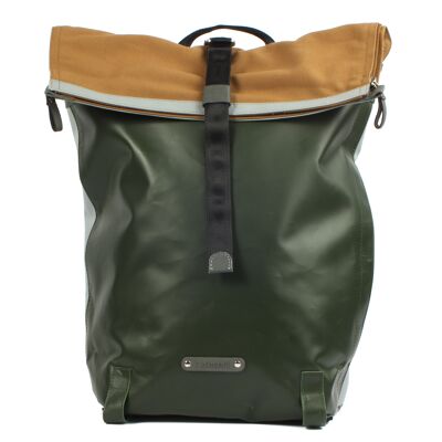 Zaino porta pc Sowe 7.4 verde giungla-grigio-kaki