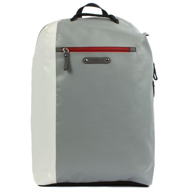 Laptop backpack Lenis 7.1 grey-white