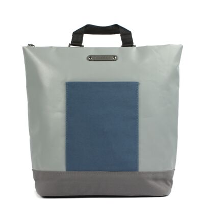 Sac à dos shopper Nusin 7.1 gris-bleu