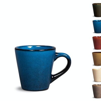 Tierra coffee cup without plate assorted colors 80 cc.