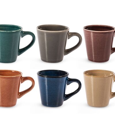 Tazza caffè Tierra senza piatto colori assortiti cc 80.