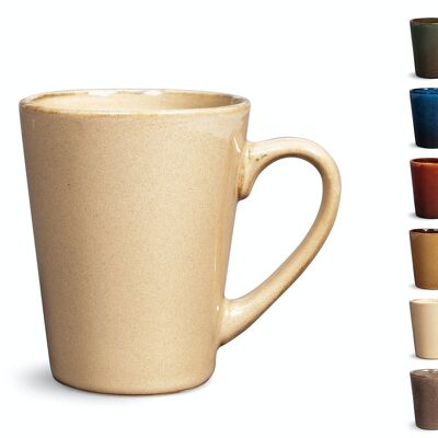 Mug Tierra in stoneware colori assortiti cc 300.