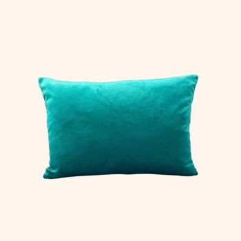 Coussin Jowi - verts & rose rincé 3