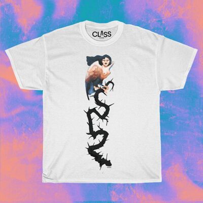 HARPY - Camiseta gráfica unisex, ropa sutil del orgullo Lgbtq, camiseta de algodón Sapphic Siren, arte queer