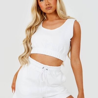 Crop Top & Shorts Pile co ord