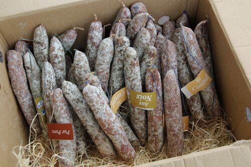 Box Starter - 33 saucissons secs (pur porc, cantal et noix)