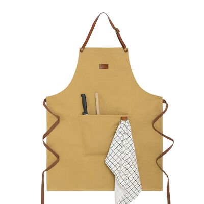 Charolais cooking apron - Caramel