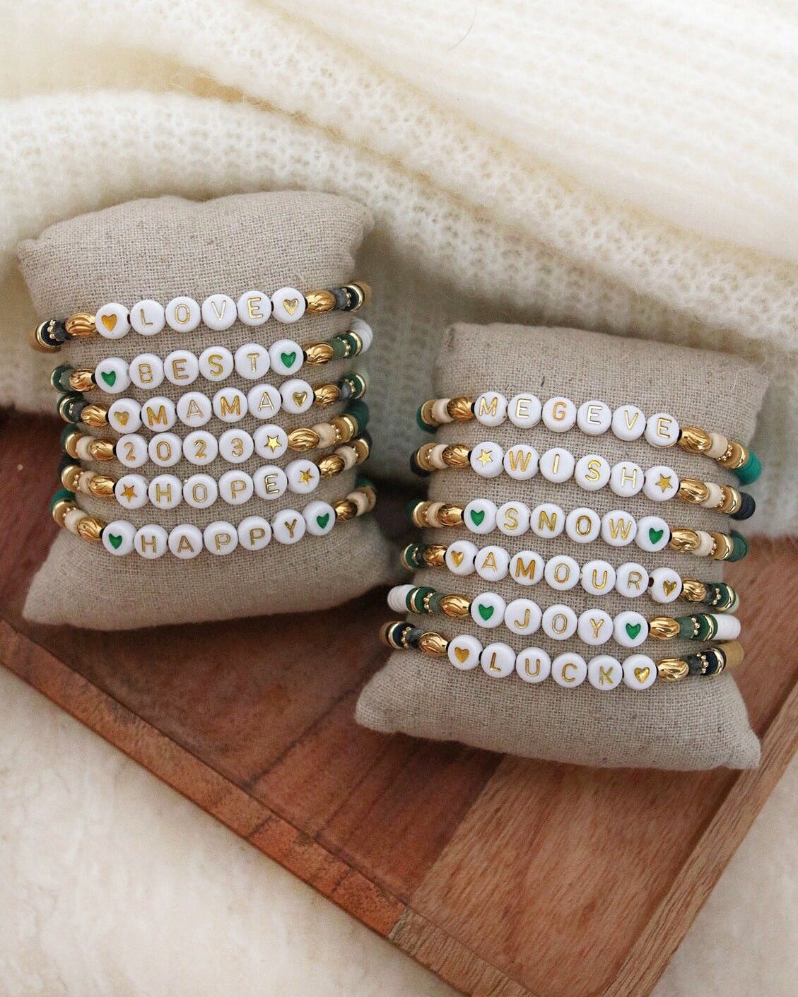 SCHNEE-Mantra-Armband