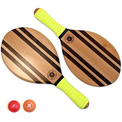 Frescobol Flashy Lemon Beach Racket Set