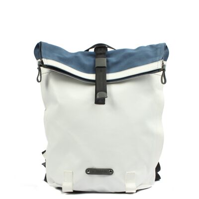 City backpack Dwars 7.4 white - blue