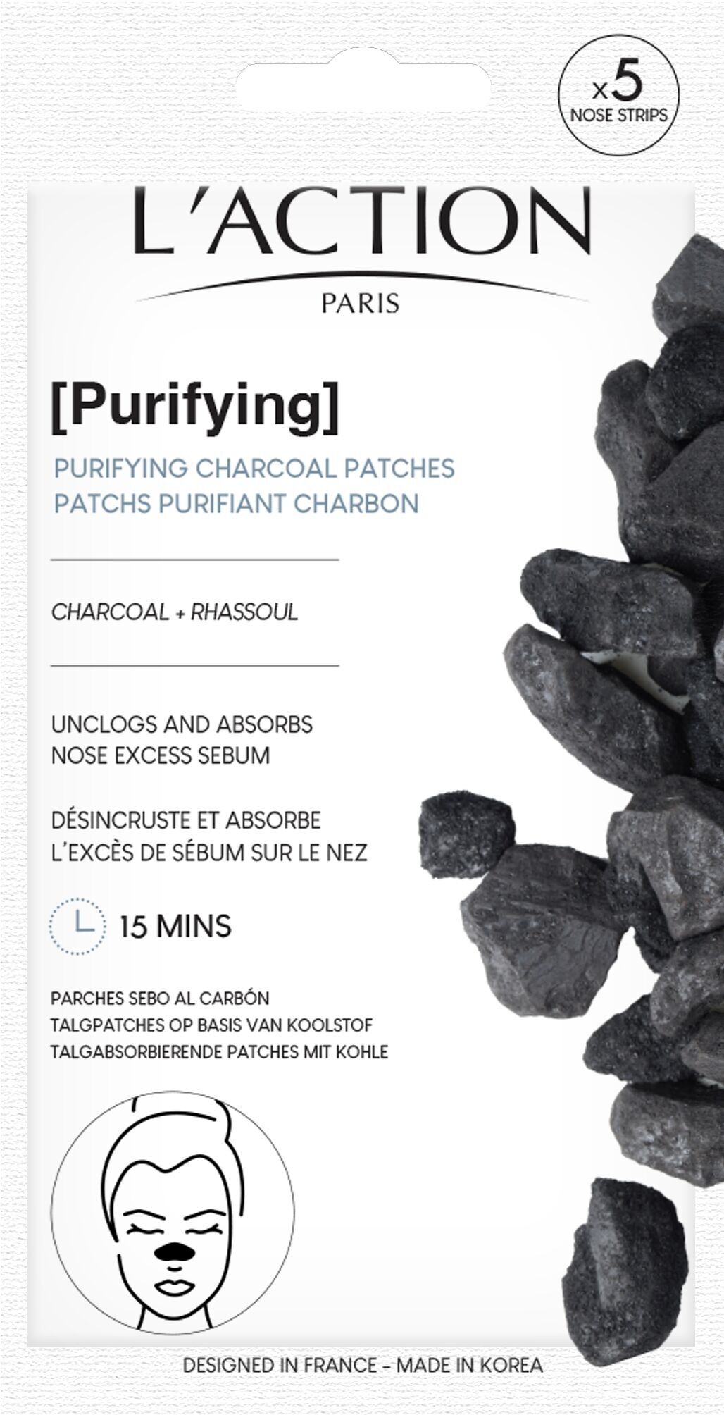 Charcoal Sebum Patches / Patchs Sébum Charbon