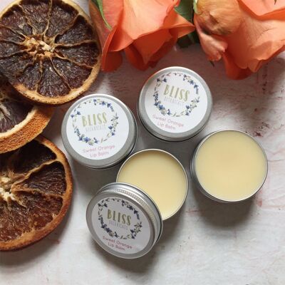 Bálsamo labial de naranja dulce