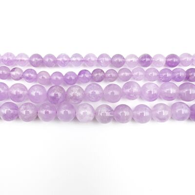 8mm Lavender - Lilac Amethyst Row