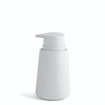 White ceramic soap dispenser cm 15,5.