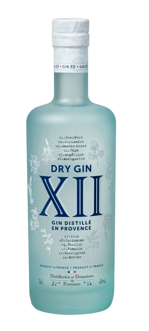 Gin XII, aux 12 plantes et Epices