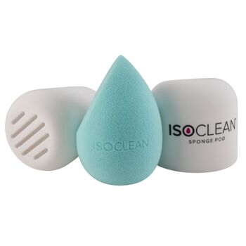 ISOCLEAN Cosmétique Maquillage Éponge Pod - Avec Éponge Duo - Paquet de 2 1