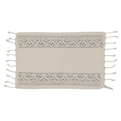 Peshkir Ayana-mini %70 Cotone %30 Lino 30 x 50 CM Naturale - Beige