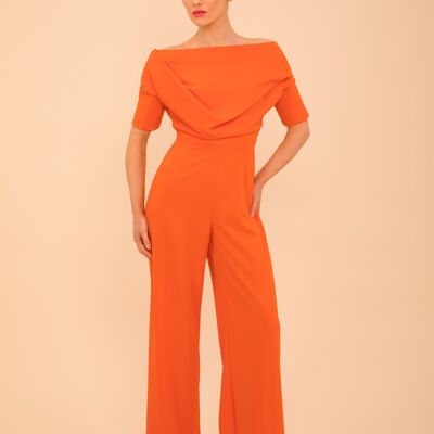 LIMA Crepe Jumpsuit - Orange