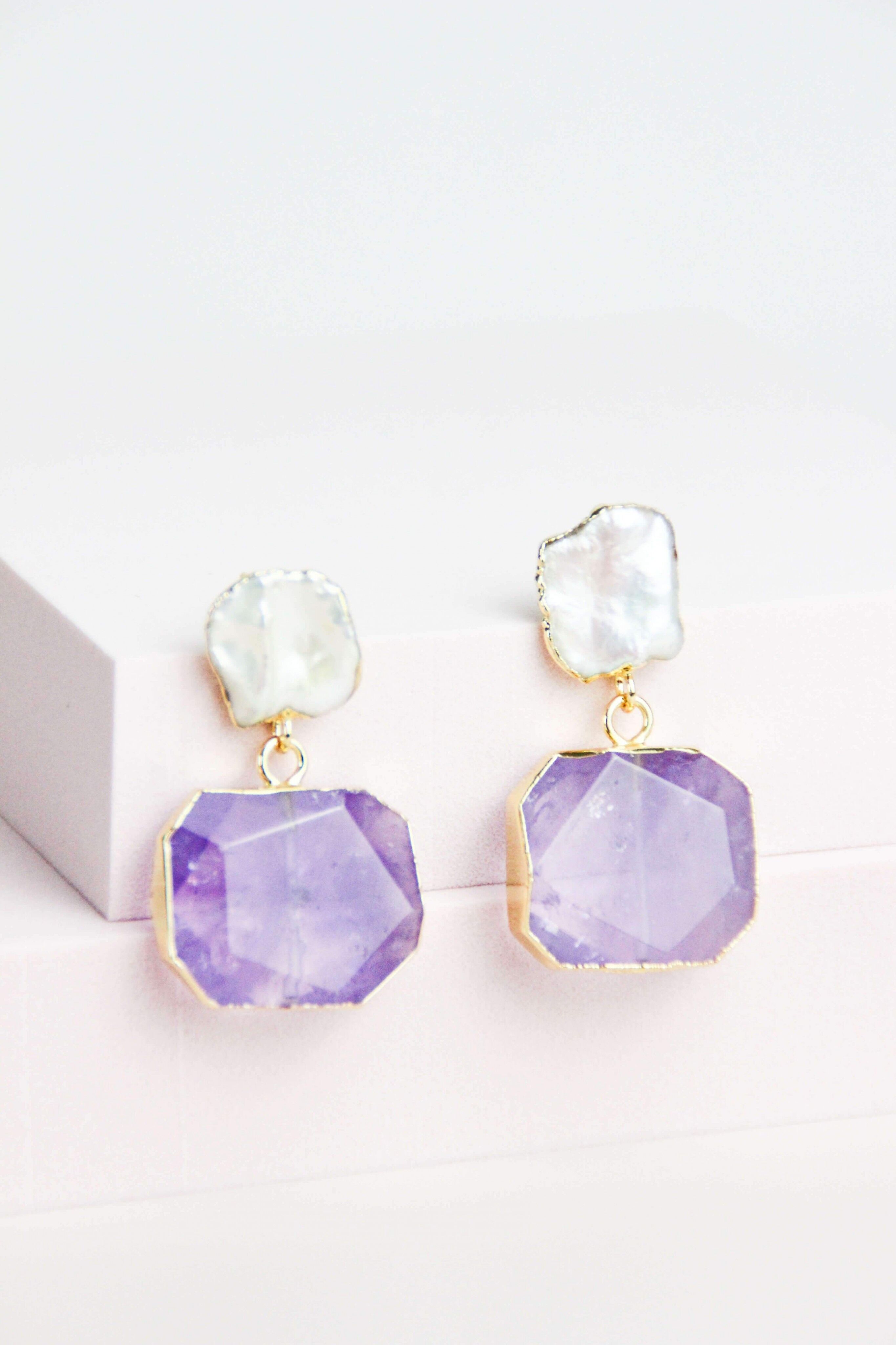 ELEA Ohrringe - Amethyst